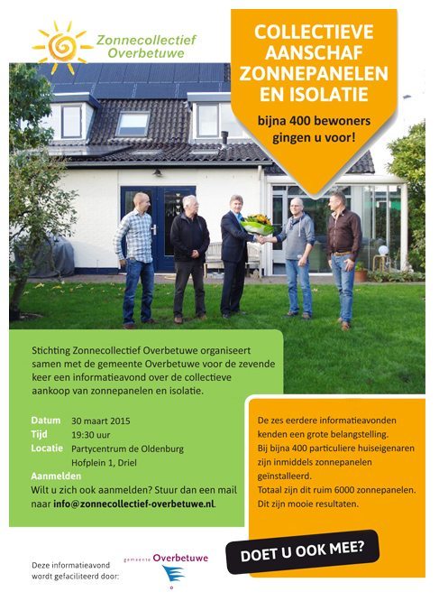 Informatieavond stichting Zonnecollectief Overbetuwe